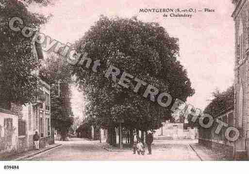 Ville de MONTGERON, carte postale ancienne