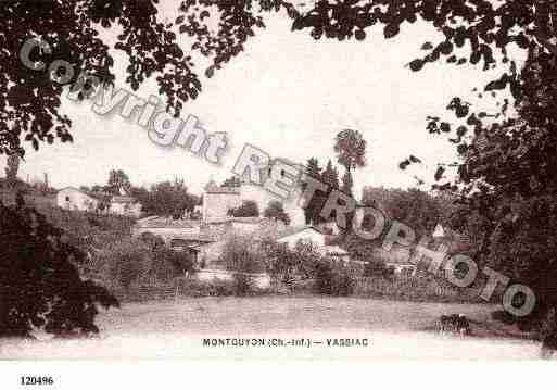 Ville de MONTGUYON, carte postale ancienne