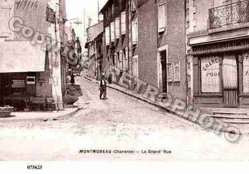 Ville de MONTMOREAUSAINTCYBARD, carte postale ancienne