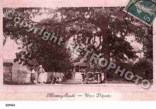 Ville de MONTRY, carte postale ancienne