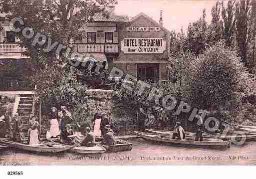 Ville de MONTRY, carte postale ancienne