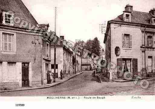 Ville de MOULIHERNE, carte postale ancienne