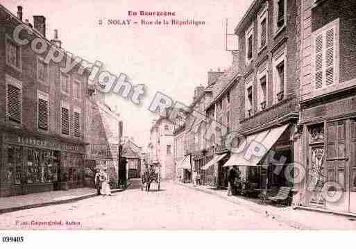 Ville de NOLAY, carte postale ancienne