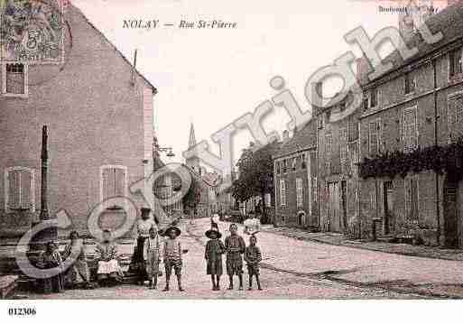 Ville de NOLAY, carte postale ancienne