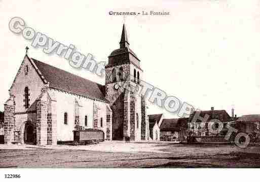 Ville de ORSENNES, carte postale ancienne  Ville de ORSENNES, carte postale ancienne