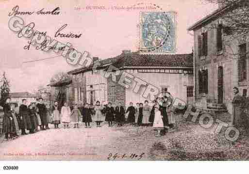 Ville de OUTINES, carte postale ancienne