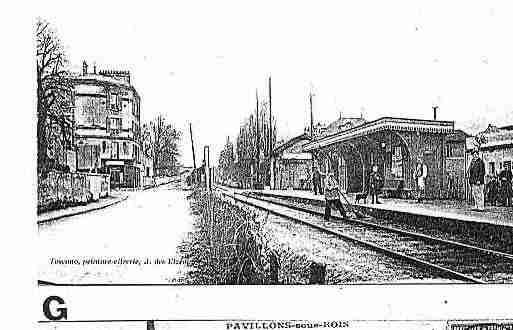 Ville de PAVILLONSSBOIS(LES), carte postale ancienne Ville de PAVILLONSSBOIS(LES), carte postale ancienne