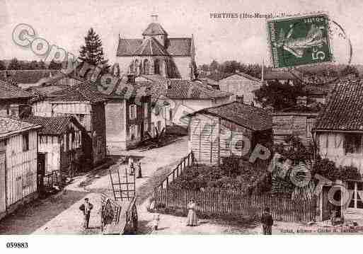 Ville de PERTHES, carte postale ancienne