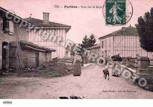 Ville de PERTHES, carte postale ancienne