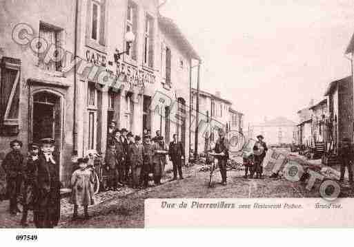 Ville de PIERREVILLERS, carte postale ancienne