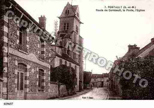 Ville de PONTAULTCOMBAULT, carte postale ancienne