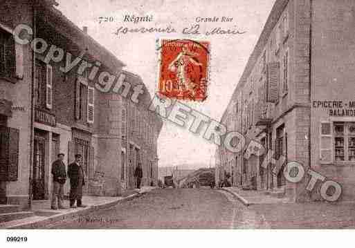 Ville de REGNIEDURETTE, carte postale ancienne