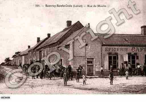 Ville de ROUVRAYSAINTECROIX, carte postale ancienne