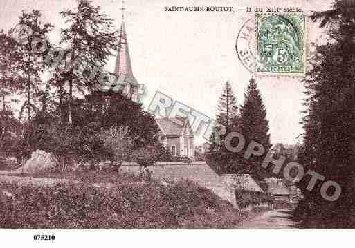 Ville de SAINTAUBINROUTOT, carte postale ancienne