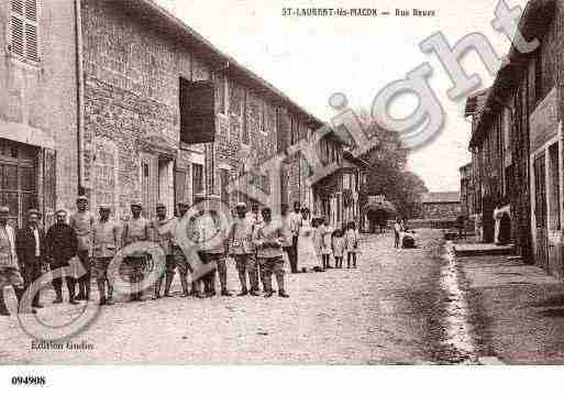 Ville de SAINTLAURENTSURSAONE, carte postale ancienne