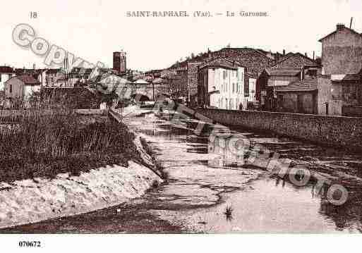 Ville de SAINTRAPHAEL, carte postale ancienne