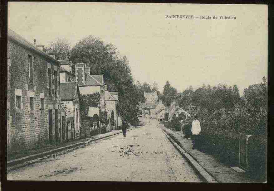 Ville de SAINTSEVERDESAINTONGE, carte postale ancienne