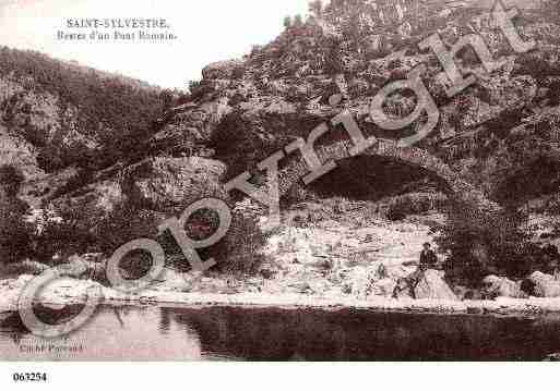 Ville de SAINTSYLVESTRE, carte postale ancienne