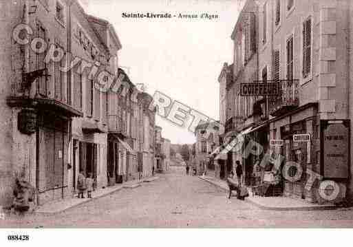 Ville de SAINTELIVRADESURLOT, carte postale ancienne