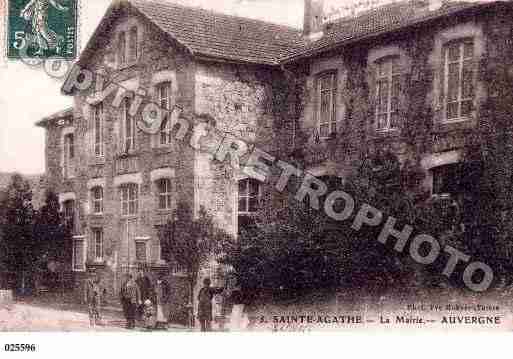 Ville de SAINTEAGATHE, carte postale ancienne