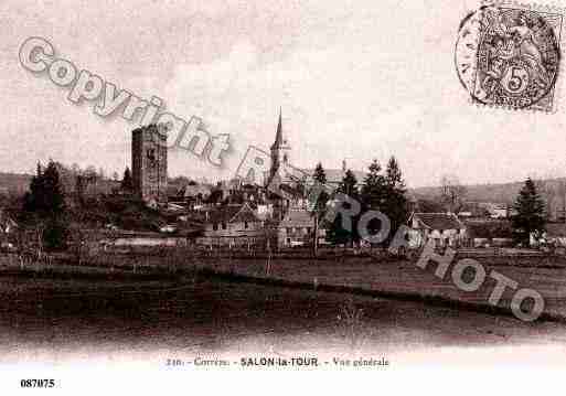 Ville de SALONLATOUR, carte postale ancienne
