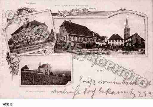 Ville de SIGOLSHEIM, carte postale ancienne