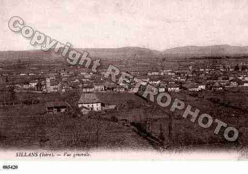 Ville de SILLANS, carte postale ancienne