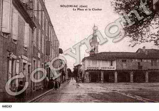 Ville de SOLOMIAC, carte postale ancienne