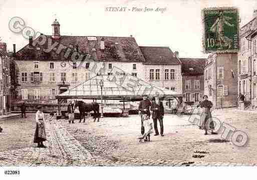 Ville de STENAY, carte postale ancienne