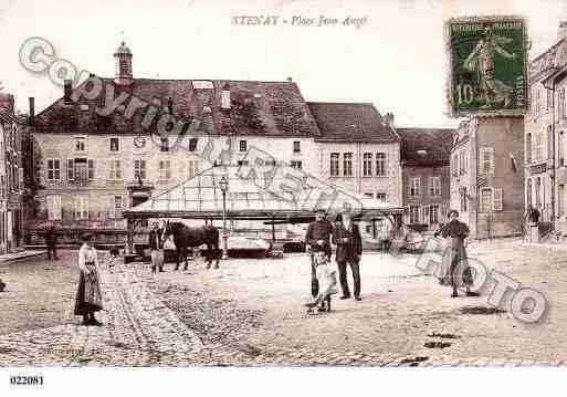 Ville de STENAY, carte postale ancienne