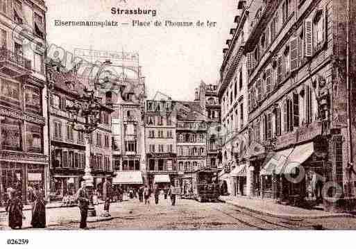 Ville de STRASBOURG, carte postale ancienne