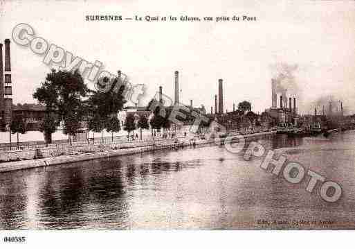 Ville de SURESNES, carte postale ancienne