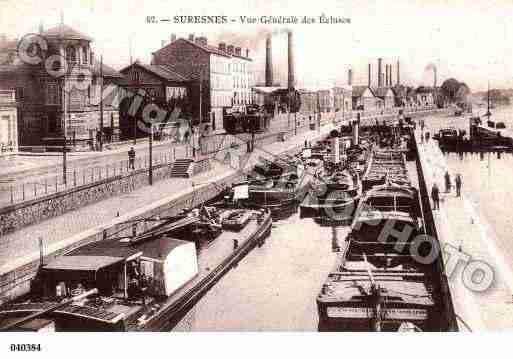 Ville de SURESNES, carte postale ancienne