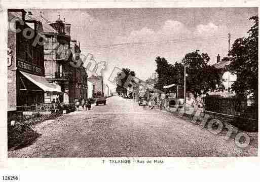 Ville de TALANGE, carte postale ancienne