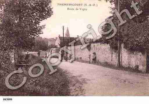 Ville de THEMERICOURT, carte postale ancienne