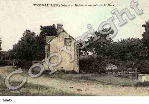 Ville de THORAILLES, carte postale ancienne