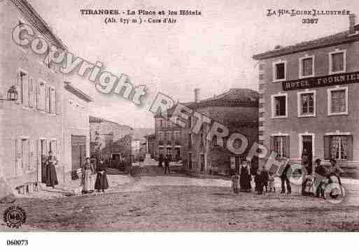 Ville de TIRANGES, carte postale ancienne