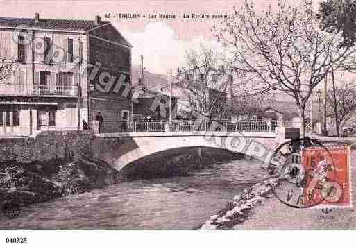 Ville de TOULON, carte postale ancienne