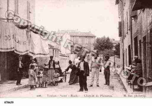 Ville de TOULON, carte postale ancienne