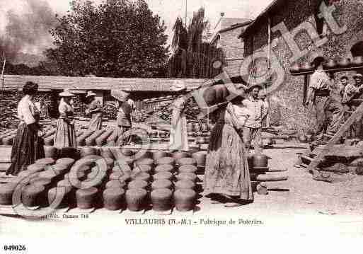 Ville de VALLAURIS, carte postale ancienne