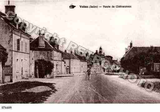 Ville de VATAN, carte postale ancienne