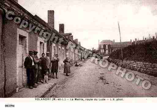 Ville de VAULANDRY, carte postale ancienne