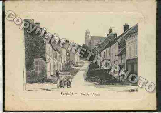 Ville de VERDELOT, carte postale ancienne