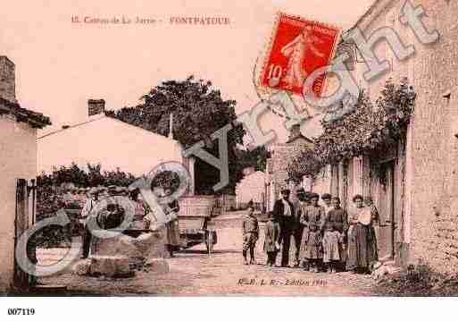 Ville de VERINES, carte postale ancienne