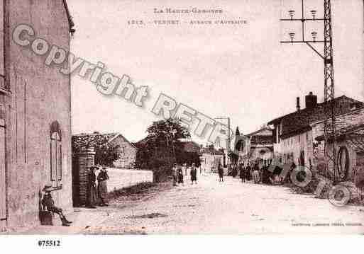 Ville de VERNET, carte postale ancienne Ville de VERNET, carte postale ancienne
