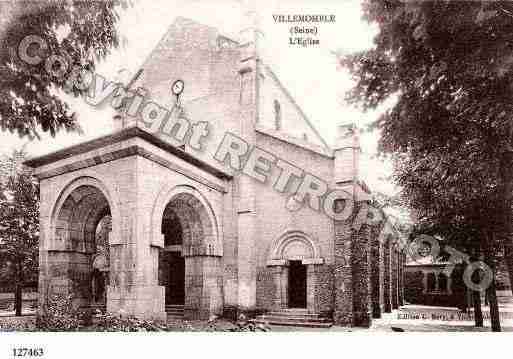 Ville de VILLEMOMBLE, carte postale ancienne