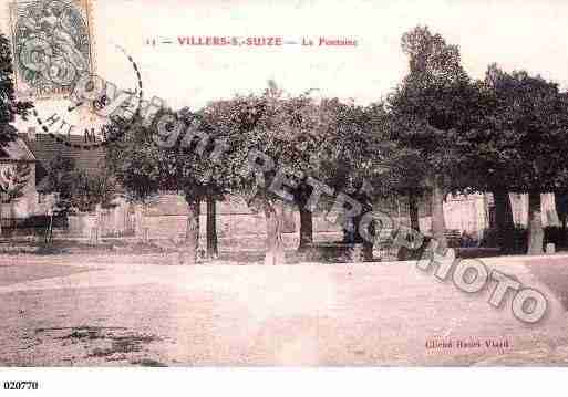 Ville de VILLIERSSURSUIZE, carte postale ancienne