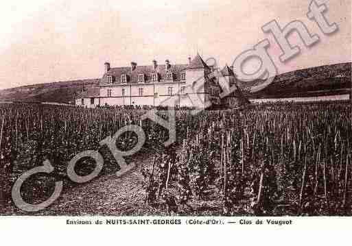 Ville de VOUGEOT, carte postale ancienne