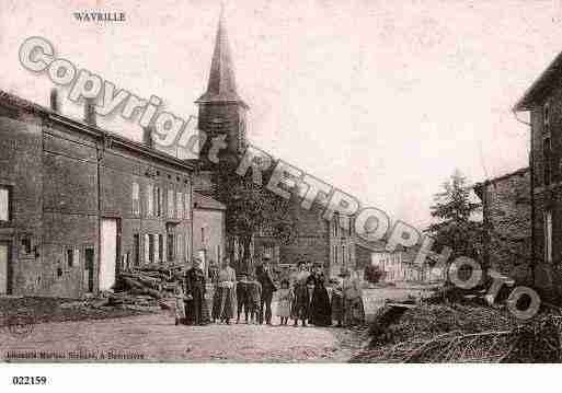 Ville de WAVRILLE, carte postale ancienne