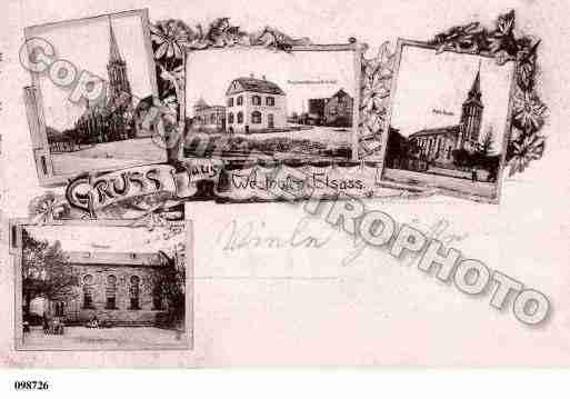 Ville de WESTHOFFEN, carte postale ancienne
